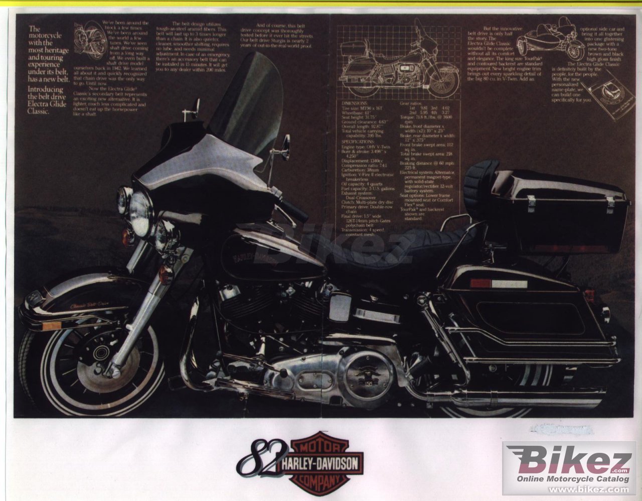 Flh 1340 Electra Glide Belt Drive
