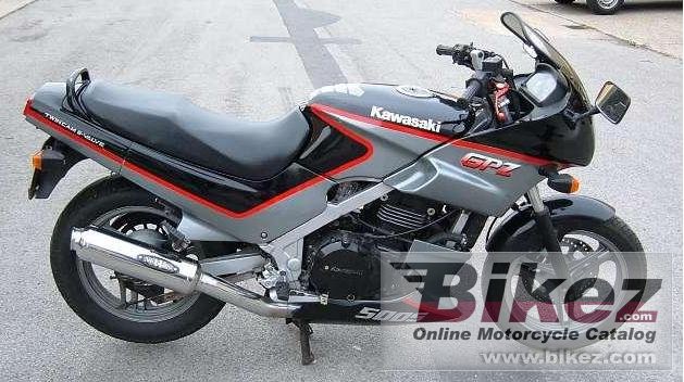 Kawasaki Gpz 500 S Reduced Effect 2